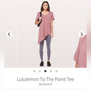 Lululemon to the point tee